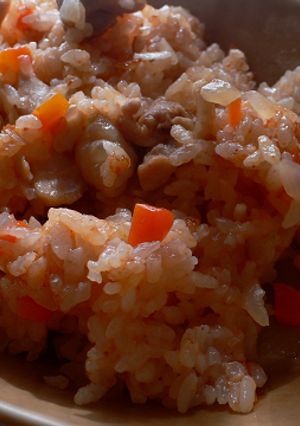 炊飯器で簡単♪チキンライス-レシピのメイン写真
