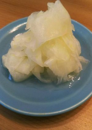 大根の即食べヒラヒラ酢漬け-レシピのメイン写真