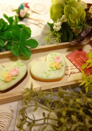 贈り物にも最適♪お花のアイシングクッキー-レシピのメイン写真