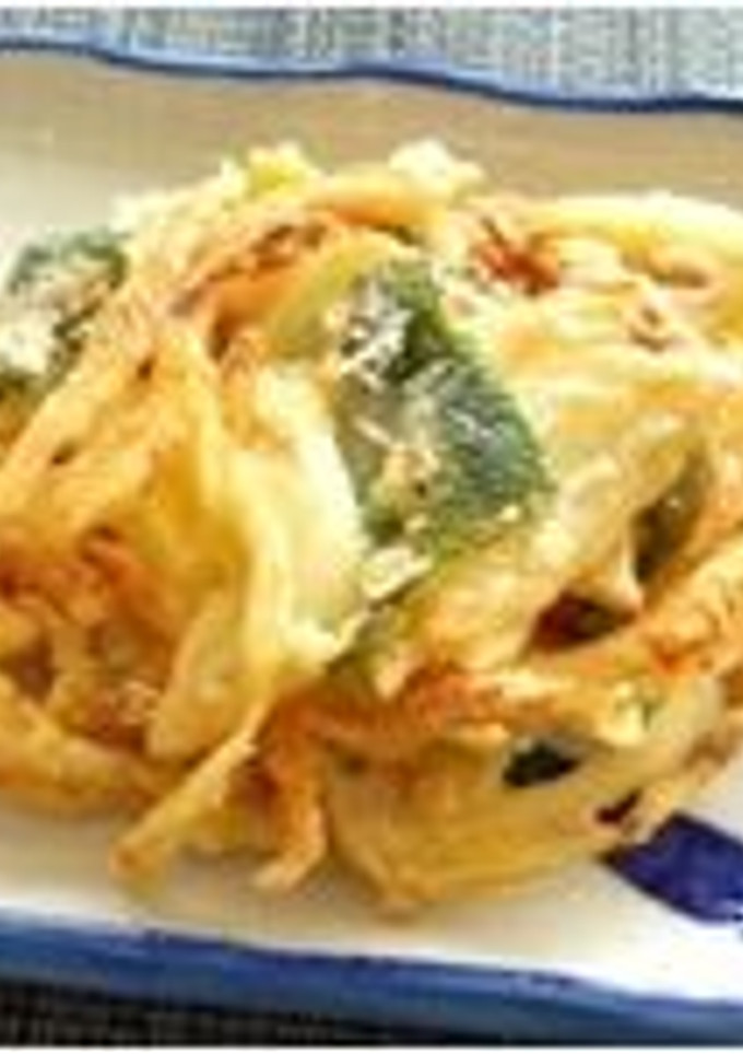 小松菜のかきあげ-レシピのメイン写真