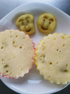 離乳食後期~☆さつまいも蒸しパン-レシピのメイン写真