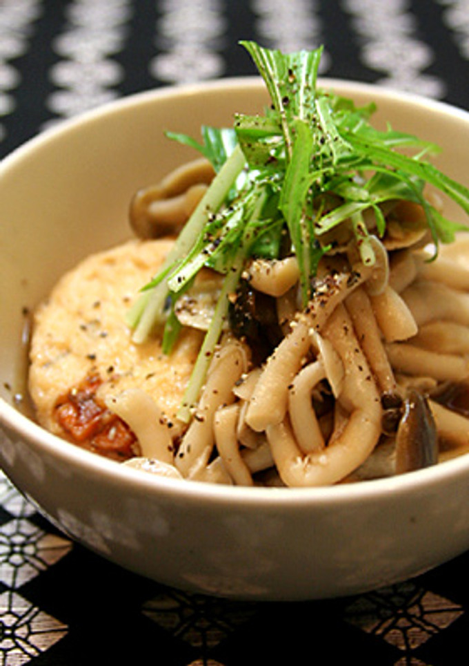 ひろうすとしめじの炊いたん-レシピのメイン写真