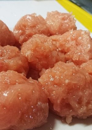 糖質制限の方へ余った鶏むね肉で簡単つくね-レシピのメイン写真