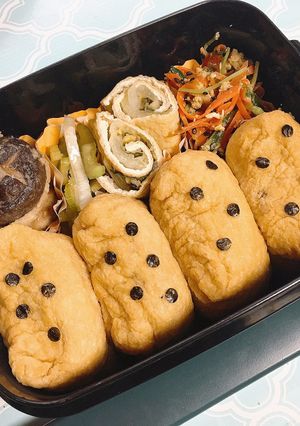 おいなりさんでパパ弁当-レシピのメイン写真