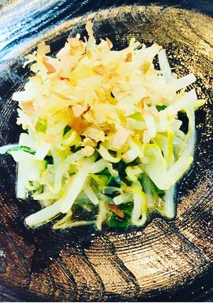 簡単♪塩酒粕入り万能ネギ油で＊無限もやし-レシピのメイン写真