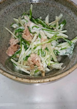 水菜とツナのサラダ-レシピのメイン写真