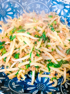 ご飯が進むシリーズもやしの挽肉炒め-レシピのメイン写真