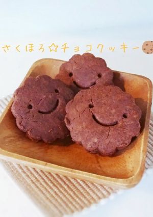 サラダ油で☆さくほろチョコクッキー-レシピのメイン写真