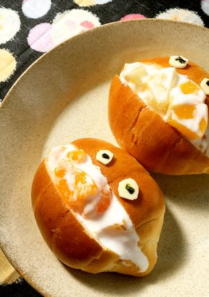 ロールパンサンド　フルーツヨーグルト-レシピのメイン写真