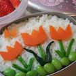 カレー入り☆自由に♪お絵描き弁当
