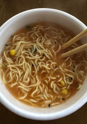 エースコックワンタンメン 担々麺アレンジ-レシピのメイン写真
