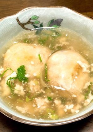 里芋団子の鶏餡掛け-レシピのメイン写真