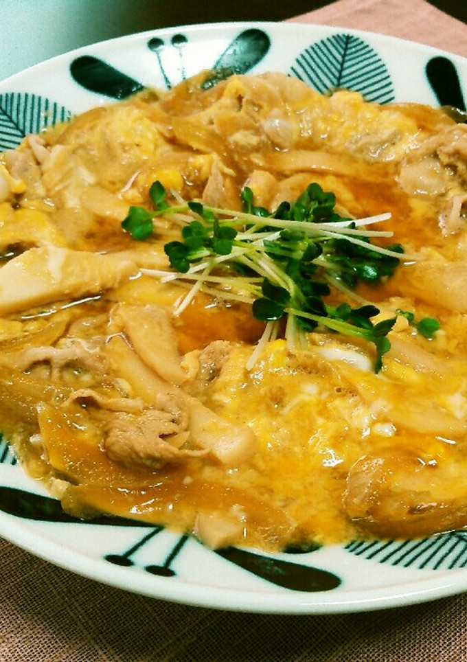 豚肉・蒲鉾・玉ねぎ・たまごの他人煮-レシピのメイン写真