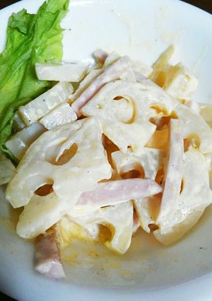 レンコンのからしマヨネーズ和え-レシピのメイン写真