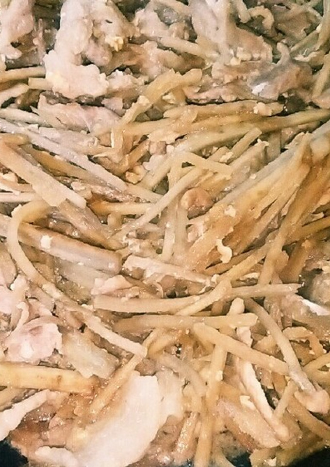 ごぼうと豚肉の柳川風-レシピのメイン写真