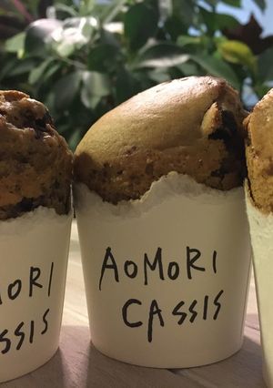 カシスジャムとHMで簡単カップケーキ-レシピのメイン写真