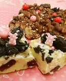 バレンタイン用ホワイトチョコファッジ