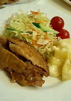 豚肉の華麗な正油焼き♪-レシピのメイン写真