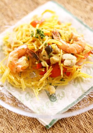 パスタのパエリア（フィデウア）-レシピのメイン写真
