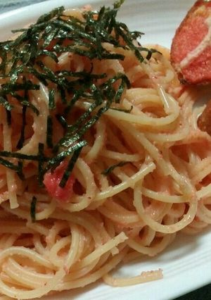 シンプル簡単たらこパスタ-レシピのメイン写真