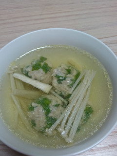 大葉たっぷり♪肉だんごスープ★-レシピのメイン写真