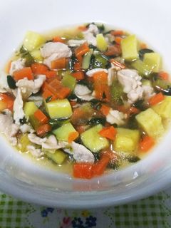 離乳食後期~☆さつまいもと豚肉のうま煮-レシピのメイン写真