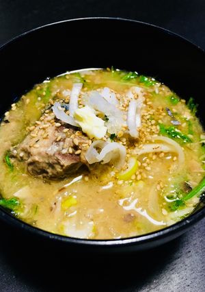 ありもので出来る！サバ缶の洋風みそ汁-レシピのメイン写真