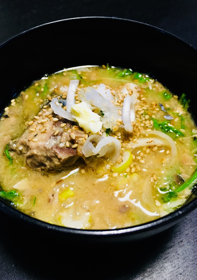 ありもので出来る！サバ缶の洋風みそ汁-レシピのメイン写真