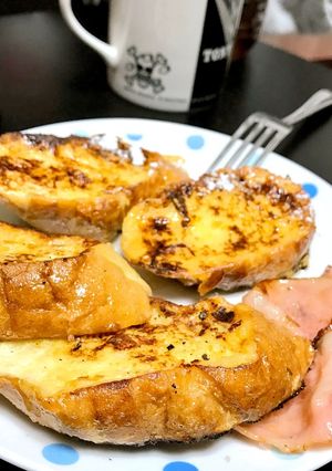 超簡単☆もっちりフレンチトースト-レシピのメイン写真