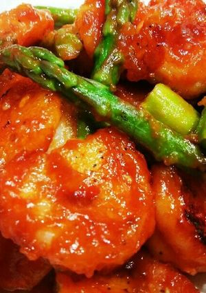 スィートチリソースで作る、簡単エビチリ♪-レシピのメイン写真