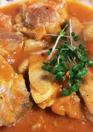 簡単！美味しい♪トマト鶏モモ煮-レシピのメイン写真