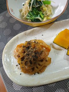 簡単1品☆甘じょっぱい蓮根きんぴら-レシピのメイン写真