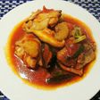 鳥もも肉のトマト煮込み
