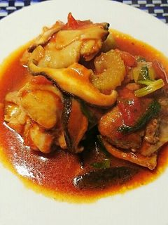 鳥もも肉のトマト煮込み-レシピのメイン写真