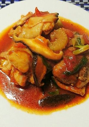 鳥もも肉のトマト煮込み-レシピのメイン写真