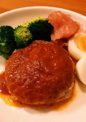 とろ～り豚肉チーズinハンバーグ！！-レシピのメイン写真