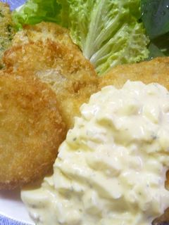 タルタルソースたっぷり白身魚と野菜フライ-レシピのメイン写真