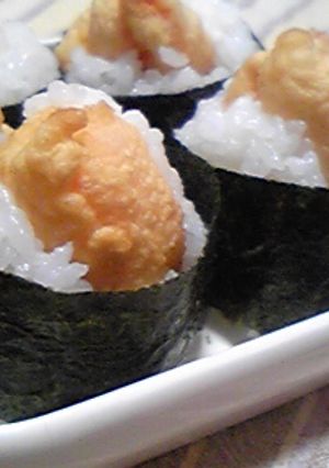 お弁当に♪一品でも見栄えのする塩天むす♪-レシピのメイン写真