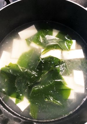 にんにくでスタミナ和中華豆腐わかめスープ-レシピのメイン写真