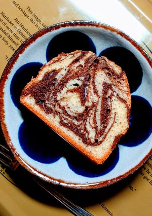 簡単お菓子*チョコマーブルパウンドケーキ-レシピのメイン写真