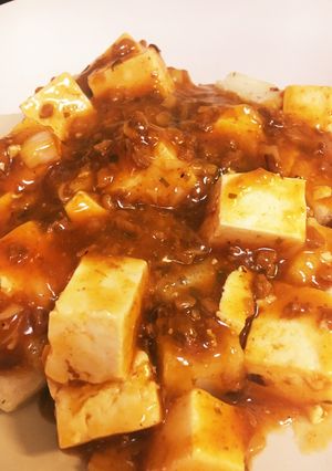 余ったお餅で麻婆豆腐-レシピのメイン写真