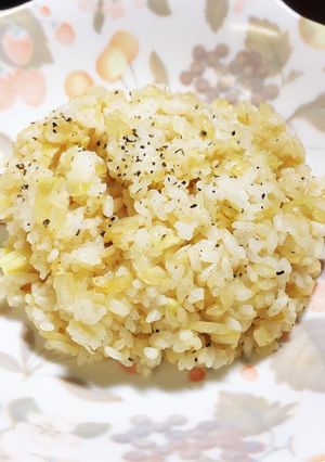 男飯。ガーリックオニオンライス-レシピのメイン写真