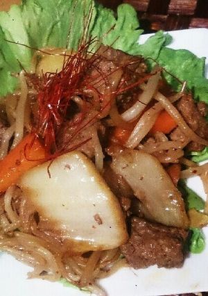 もやしとサイコロステーキで本格回鍋肉味-レシピのメイン写真