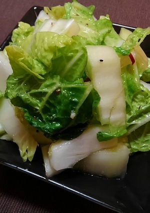 大量消費！簡単♪白菜deペペロンチーノ風-レシピのメイン写真