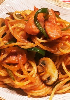 懐かしのナポリタン-レシピのメイン写真