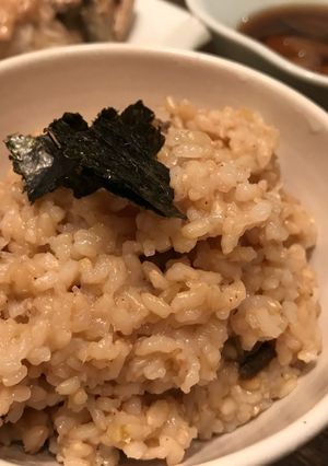 カニとポルチーニ茸の洋風炊き込みご飯-レシピのメイン写真