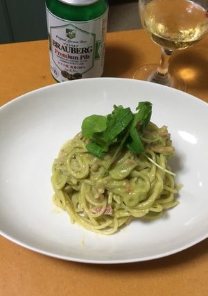 アボカドのカルボナーラ-レシピのメイン写真