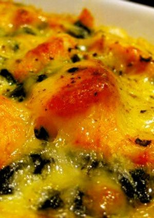 簡単すぎ！鮭とほうれん草のグラタン-レシピのメイン写真
