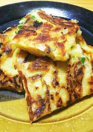 【伝統野菜】岩槻ネギのチーズチヂミ-レシピのメイン写真