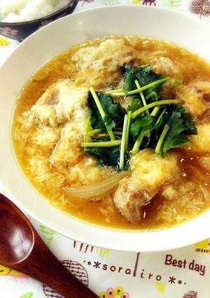 卵なしで＊親子丼風・長芋と鶏のふわとろ丼-レシピのメイン写真